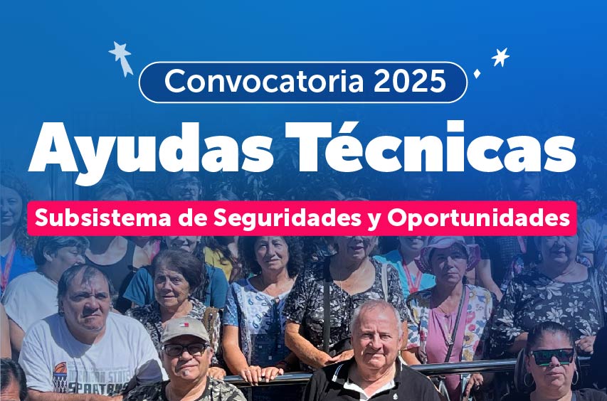 Imagen Convocatoria Programa de Ayudas Técnicas del Subsistema de Seguridades y Oportunidades