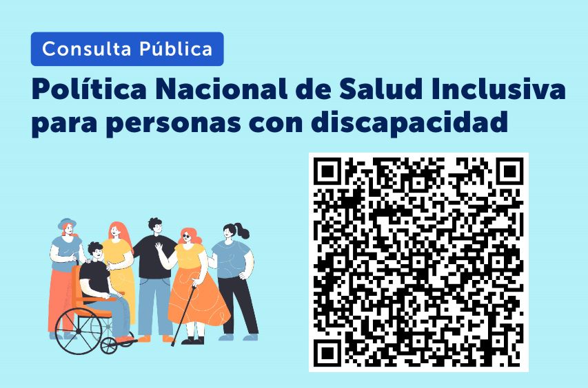 Ministerio de Salud invita a participar en consulta pública sobre Política Nacional de Salud Inclusiva